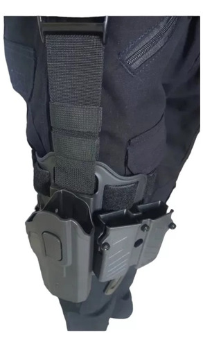 5  Piernera Completa Cytac Funda Arma Cargador Glock Bereta