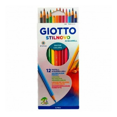 Lapices Acuarelables De Color Giotto Stilnovo X 12 Colores
