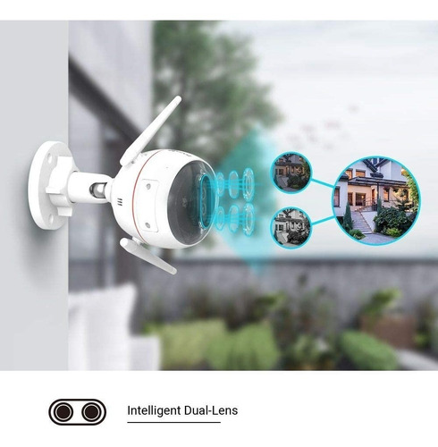 Imagen 6 de 10 de Camara Ip Ezviz Cv310 C3x 1080p Wifi Audio Alarma Color 24hs