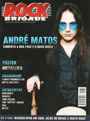 Rock Brigade 263 Andre Matos Metallica Kiss Mastodon Soulfly