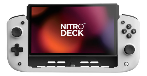 Handheld Pro Para Nintendo Switch Crkd Nitro Deck Blanco