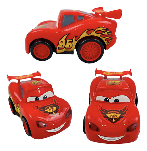 Autos Fricción Cars, Rayo Mcqueen, Mate, Mack, Francesco Color Multicolor Personaje Rayo Mcqueen Mate Mack Francesco
