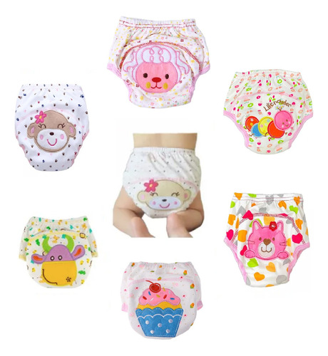 Pack X12 Unid Calzoncitos Entrenamiento Para Bebes Talla 90