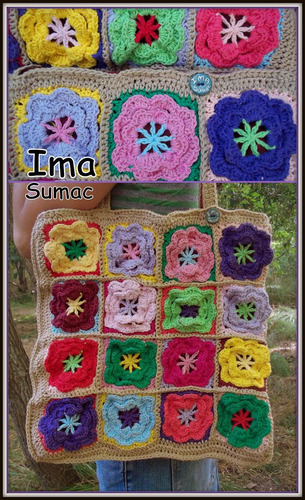 Cartera Crochet Artesanal Tejida