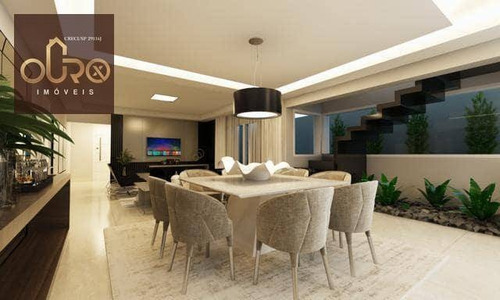 Imagem 3 de 30 de Sobrado Novo Residencial À Venda, Condomínio Villaggio Di Firenze, Franca. - So0016