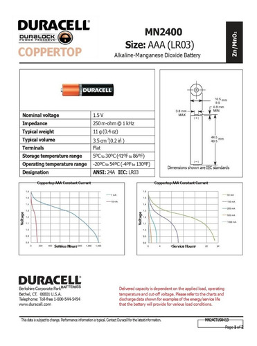 Imagem 2 de 5 de 4 Pilhas Duracell Duralock Alcalina Aaa Embalagem C/4 Unids
