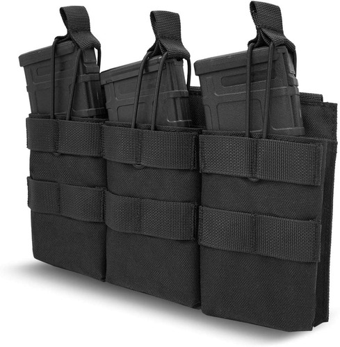 Porta Cargador Procase Triple Mag Pouch, Open-top Tactical  