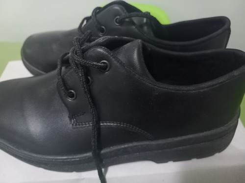 Zapatos Negros Tipo Colegial Talla 41 Nuevo 