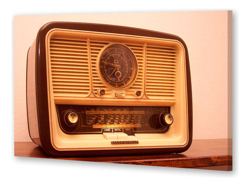 Cuadro 40x60cm Cuadro Decorativo Radio Vintage Clasico P5