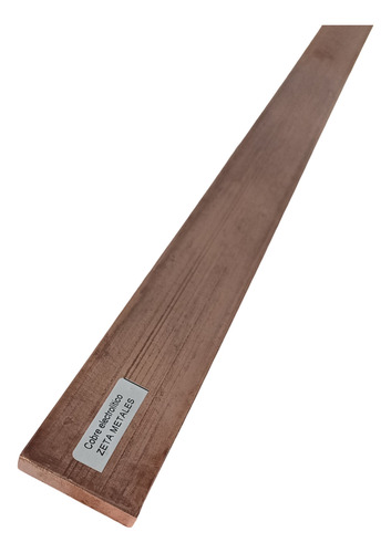 Barra Cobre 20mm X 5 Mm 270 A Planchuela Genrod X Metro