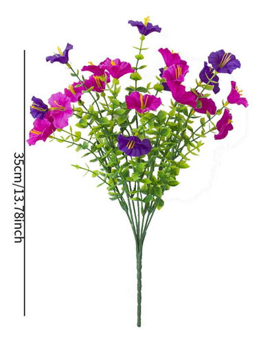 8 Piezas Flores Artificiales Flores Disposición Clima