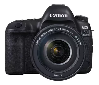 Canon EOS Kit 5D Mark IV + lente 24-105mm IS II USM DSLR cor preto