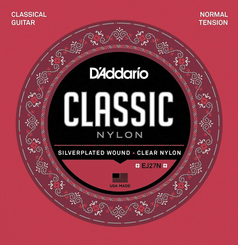 Imagen 1 de 4 de Cuerdas D'addario Classic Ej27n
