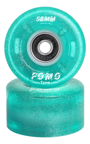 Fomoteam Ruedas De Patinaje Luminosas Con Rodamientos Instal