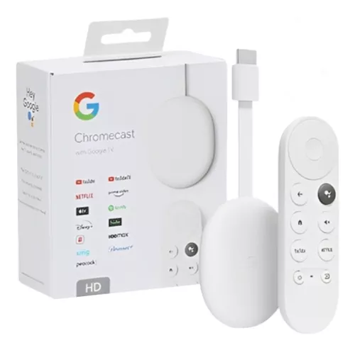 CHROMECAST SERIE 4 GOOGLE TV COMANDO POR VOZ FHD GA03131 US