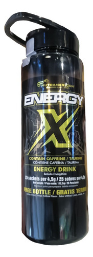 Energy X 25 Sobres Nutramerican - Unidad a $1356