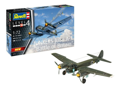 Junkers Ju88 A-1 Battle Of Britain -escala 1/72 Revell 04972