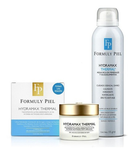 Formuly Piel Combo Hydramax Hidratación Agua Termal + Crema