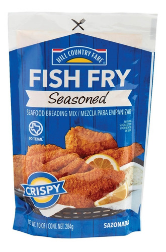 Pan Molido Sazonado Para Empanizar Pescado Fish Fry Go Texan