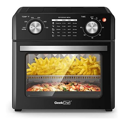 Geek Chef Air Fryer Horno Tostador 10qt, 4 Rebanadas Tostada