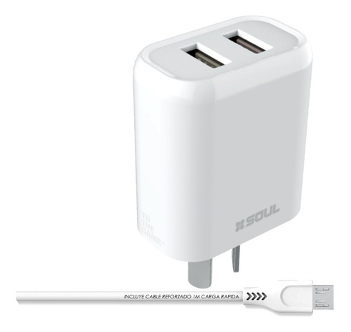 Imagen 1 de 7 de Cargador + Cable Usb Para LG K11 K20 K30 K40 K40s K50 Q6 Q60