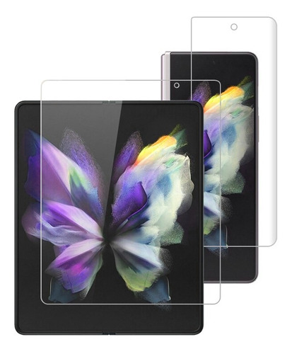 Pack 2 Laminas De Hidrogel Para Samsung Galaxy Z Fold 3 5g