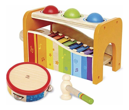 Juguetes Montessori Hape Juego De Música De Libra, Tap   Bbb