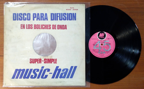 Disco Para Difusion En Boliches De Onda 1978 Disco Lp Vinilo