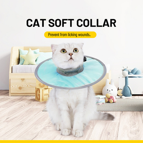 Collar Ajustable En Forma De Cono De Gato Para Recuperar El
