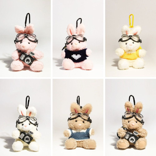 Suéter De Pelúcia Com Pingente De Coelho, Boneca, Rosa, Pres