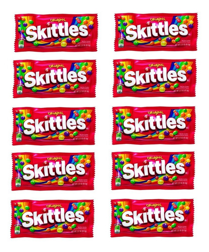 10 Skittles Original Masticable - Kg a $3999