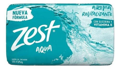 13 Pzas Jabón En Barra Zest Aqua 135 G