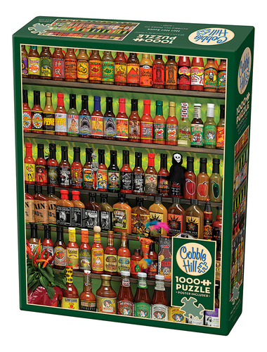 Rompecabezas Todas Salsas Picantes 1000 Cobble Hill Hot Ones