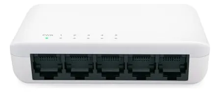 Conmutador Ethernet Plug & Play De 5 Puertos 10/100 Mbps