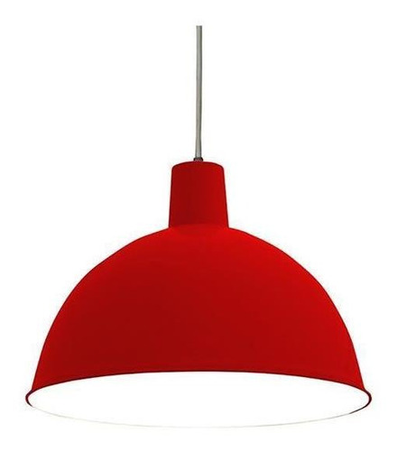 Pendente Lustre Moderno Taschibra Td 821 Vermelho 90cm Fio 110V/220V