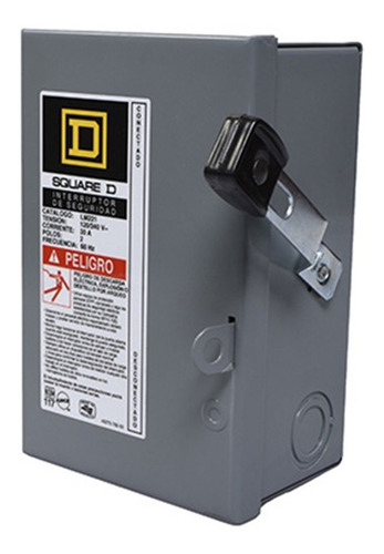 Imagen 2 de 5 de Interruptor De Seguridad 2 Polos 30 A - Lm221