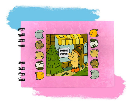 Libro Para Colorear Bobbie Goods, 50 Hojas, Dibujos, Pintura