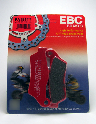 Pastilla Freno Ebc Fa181tt Alta Motors Redshift Mx 16-18 F