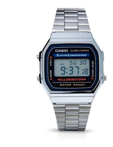 Relogio Casio Digital Unisex A168 Retrô Vintage C/ Caixa Nf