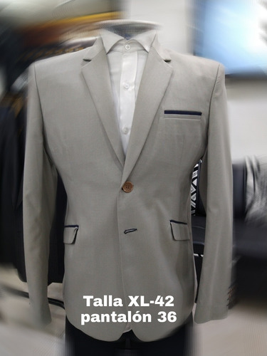 Traje Vestido Paño Slim Fit Promocion