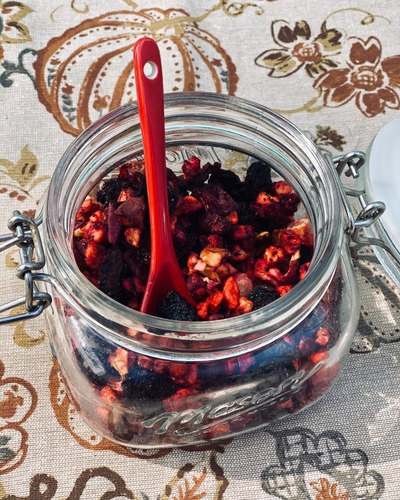 Imagen 8 de 8 de Tisana Frutos Rojos 250 Gramos. Artesanal Gourmet Mingos