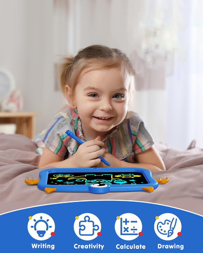 Bravokids Lcd Scriture Tablet, Colorido Doodle Bo De...