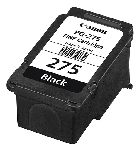 Canon Pg-275 - Depósito De Tinta Negra, Compatible Con Impresoras Pixma Ts3520, Ts3522 Y Tr4720