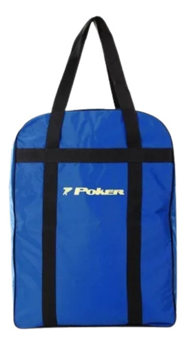 Saco Poker De Fardamento Grande Acambamento Dos Ferragens Níquel Cor Azul Desenho Do Tecido Liso