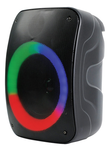 Naxa Nds- - Altavoz Bluetooth Portátil Con Luces Circulare.