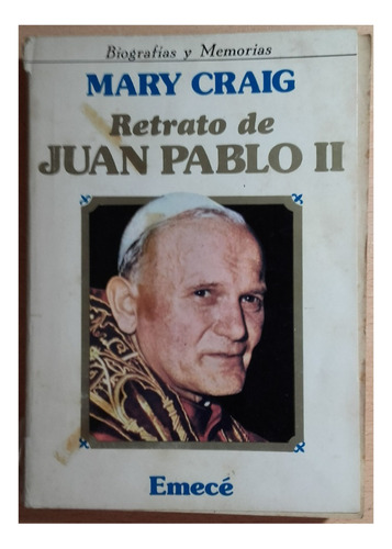 Lbr165 Retrato De Juan Pablo Ii - Mary Craig