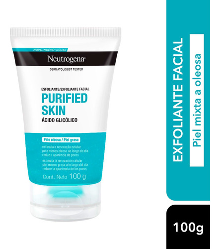 Exfoliante Facial Neutrogena Purified Skin 100gr