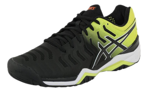 Tênis Asics Gel Resolution 7 - Preto Com Amarelo