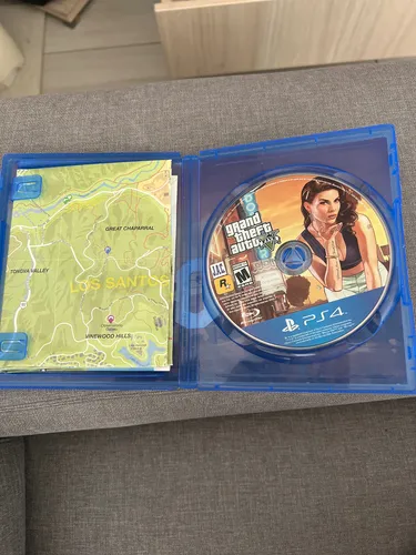 Gta 5 Ps4, Sirve Para Ps5, Viene Con Mapa. (Usado)