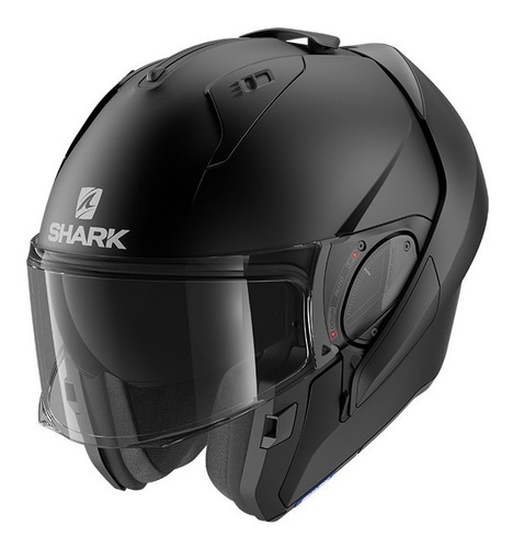 Capacete Shark Evo Es Preto Fosco Kma Escamoteável